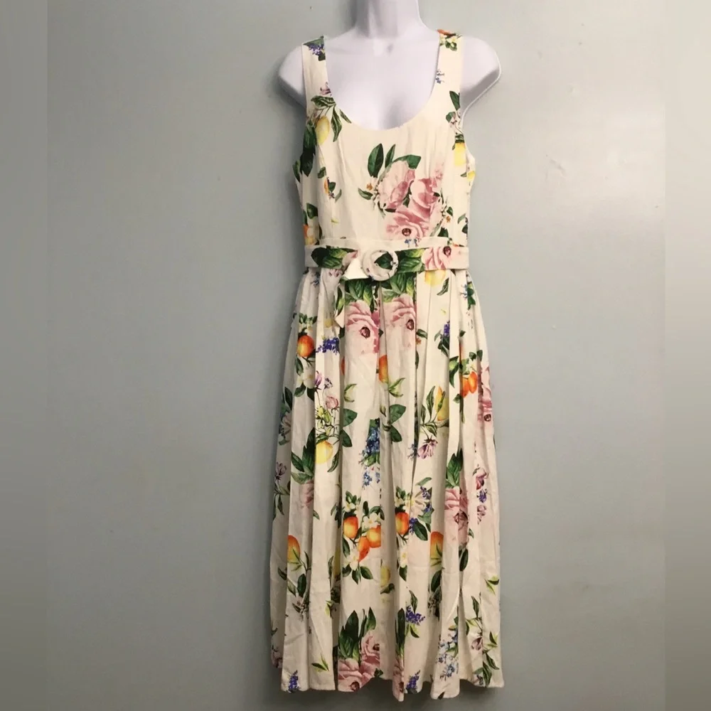 CALYPSO Elegant White Dress - Picture 10 of 15